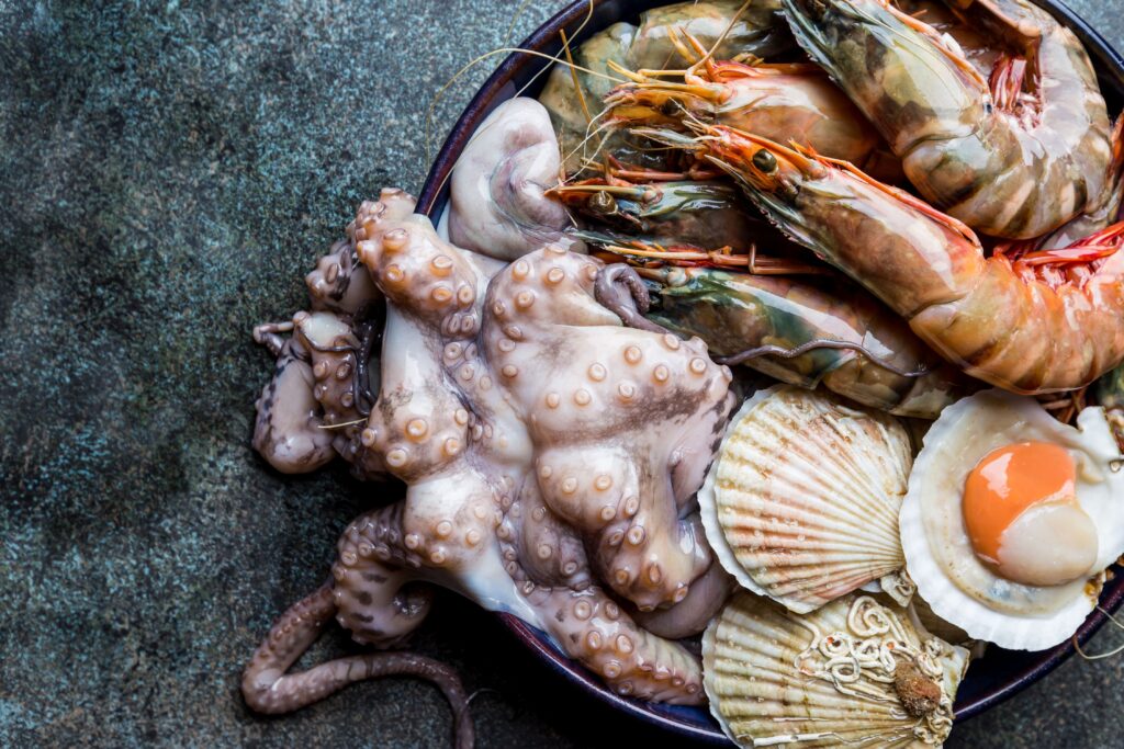 Fresh seafood BBQ pack from bali.fish